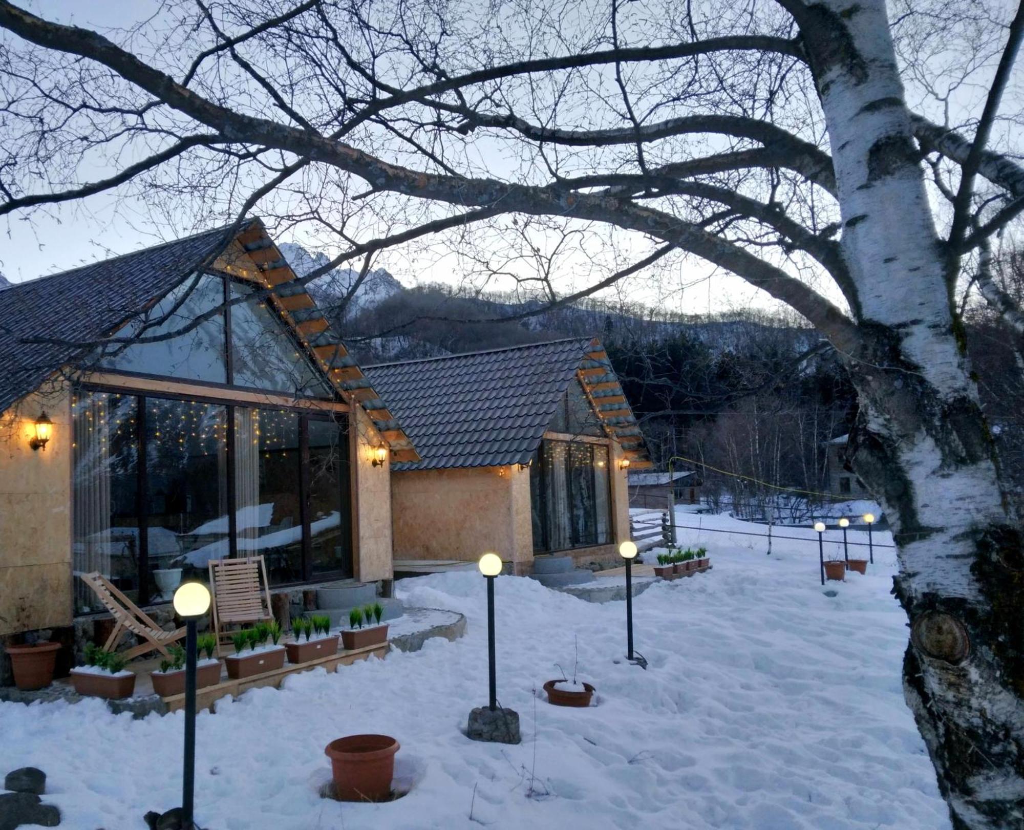 Kazbegi Cottages Qabarjina Ngoại thất bức ảnh